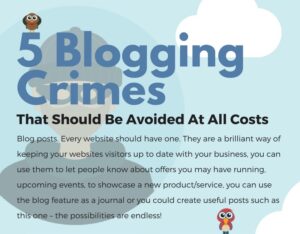 Read more about the article 10 BLOGGING CRIMES THAT SHOULD BE AVOIDED AT ALL COSTS IN 2019
